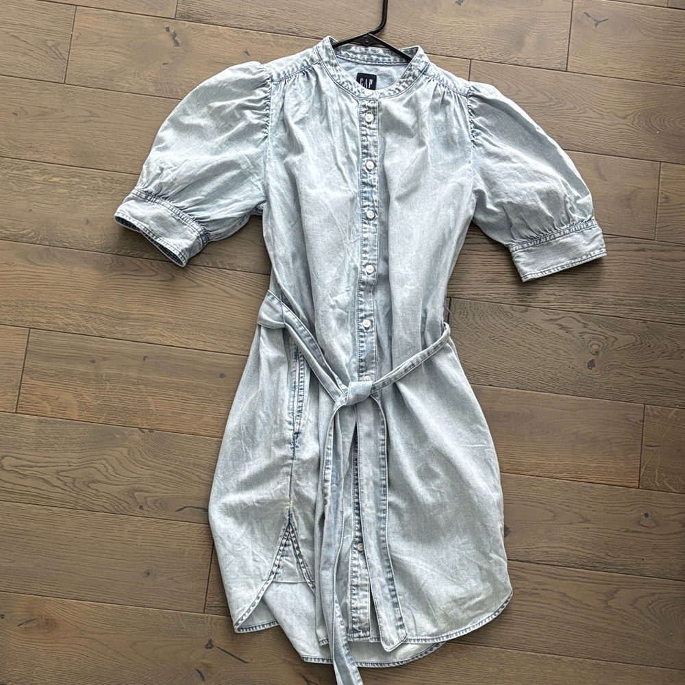 GAP Light Blue Midi Dress - Picture 3 of 5